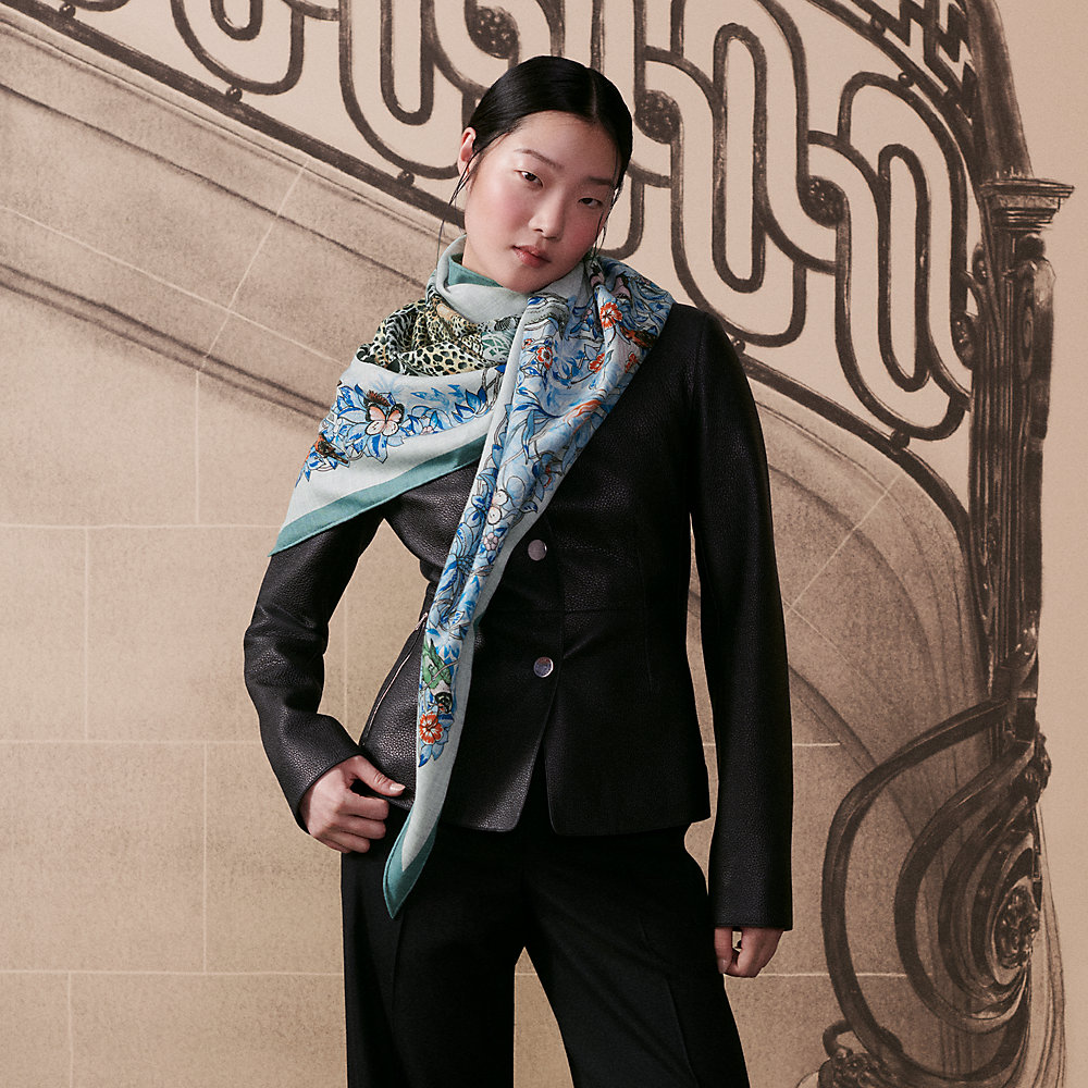 Jungle Love giant triangle - Grey | Hermès Mainland China